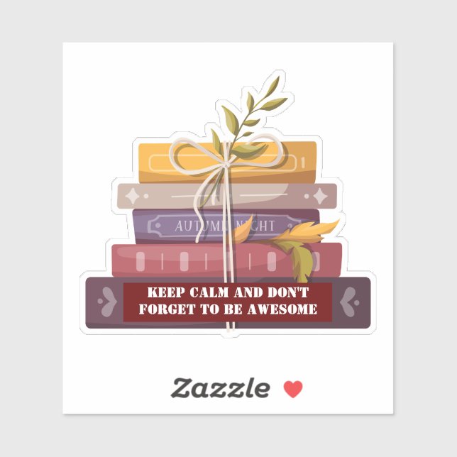 Adesivo Reading is my favorite sport  (Folha)