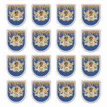 Real Príncipe Azul e Dourado Mini Sanitizer