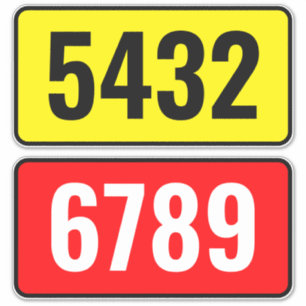 Adesivo Reciclagem - Endereço Personalizado do Número de R