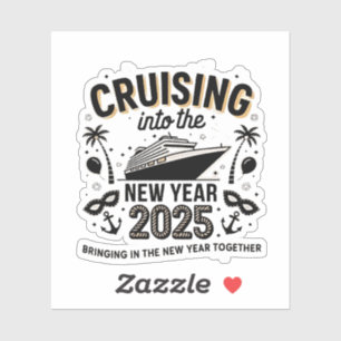 Adesivo Recordações do Fazer Cruising 2025 Juntos Família