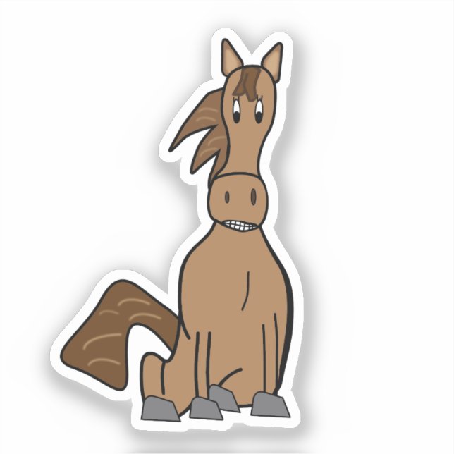 Adesivo recortado ClipClop Die (Frente)