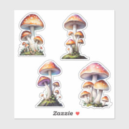 Adesivo Red Amanita Mushroom Sticker Pack