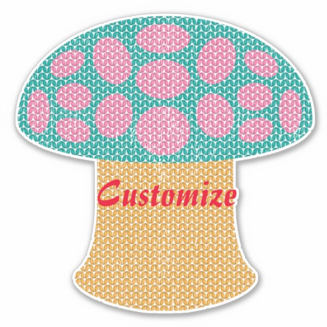 Adesivo Red Amanita Mushroom Thunder_Cove (Frente)