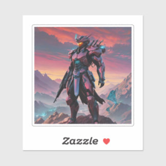 Adesivo Red Cyborg Ninja Do Norte2