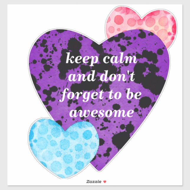 Adesivo Red heart vibrant red love (Folha)