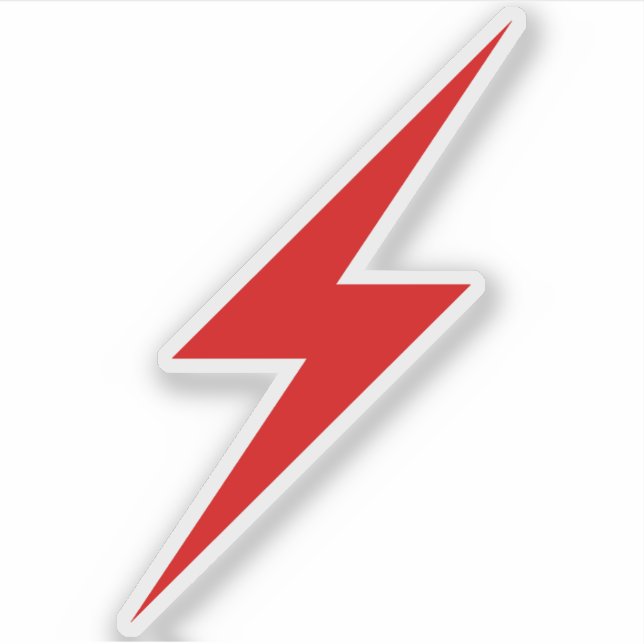 Adesivo Red Lightning Bolt Of Anarchy (Frente)
