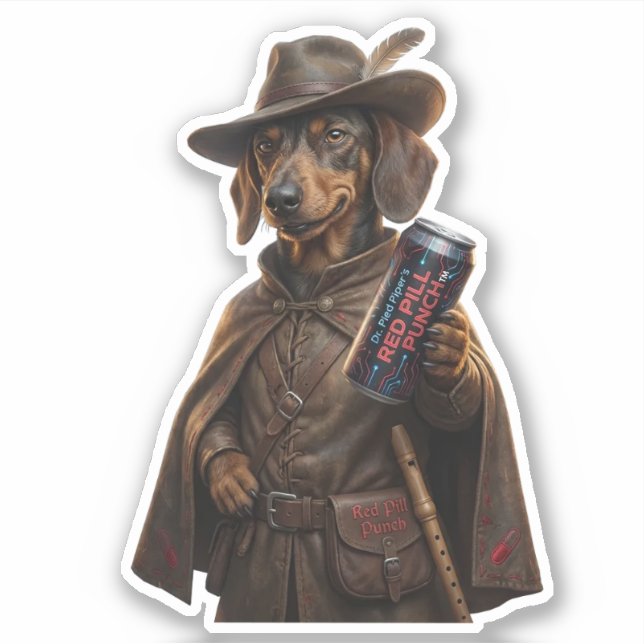 Adesivo Red Pill do Dr. Piper (Frente)