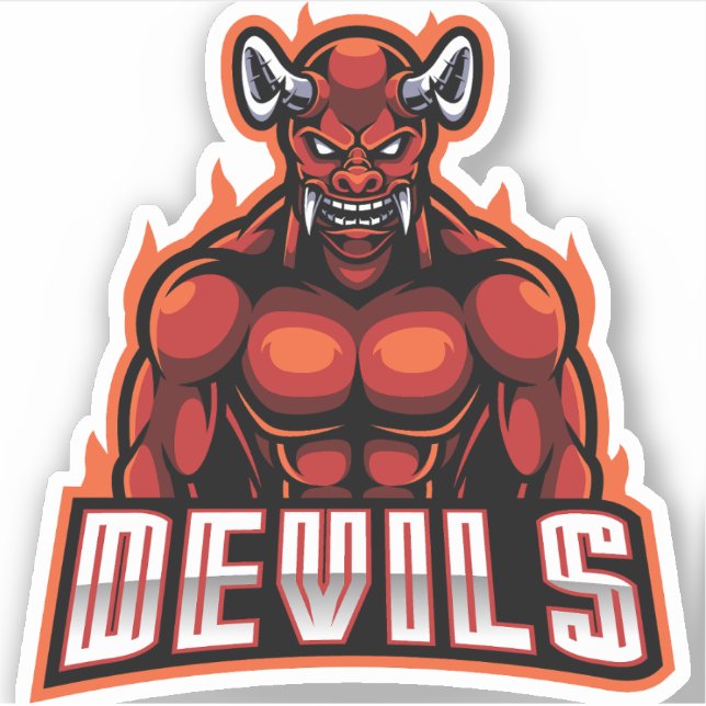 Adesivo Red Spirit Devils (Frente)