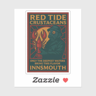Adesivo Red Tide Crustaceans - Delicacy of Innsmouth