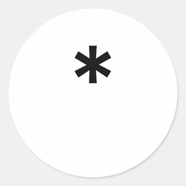 ADESIVO REDONDO * (Frente)