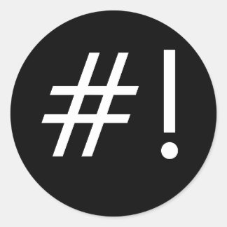 ADESIVO REDONDO #!