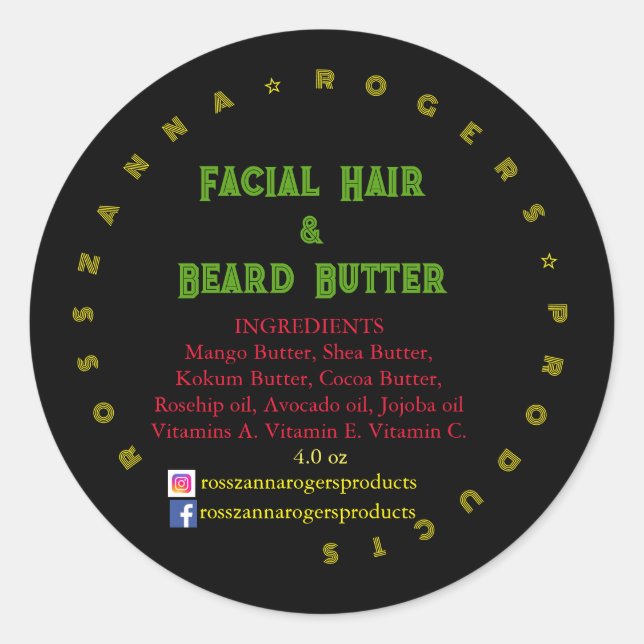 Adesivo redondo (Frente)