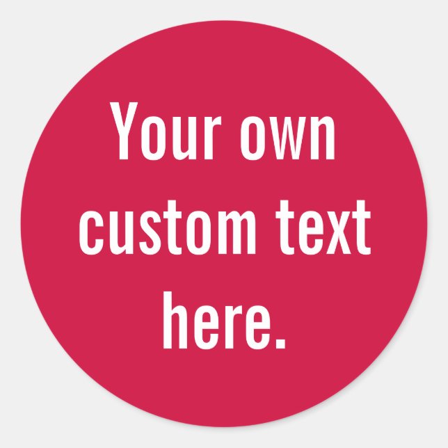 Adesivo redondo (Frente)