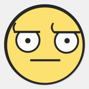 Adesivo Redondo ಠ_ಠ Procura de Desaprovação