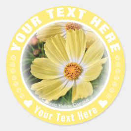 ADESIVO REDONDO コスモス