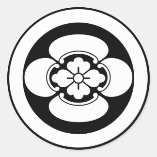 ADESIVO REDONDO 丸に木瓜