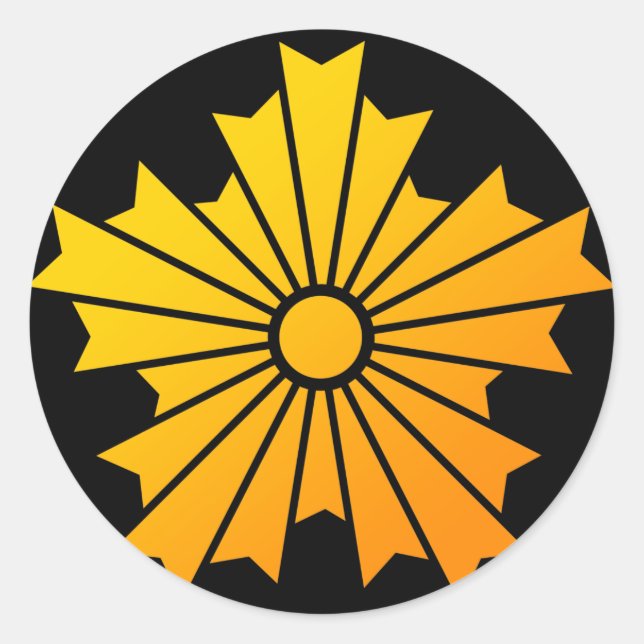 ADESIVO REDONDO 旭日章 (Frente)