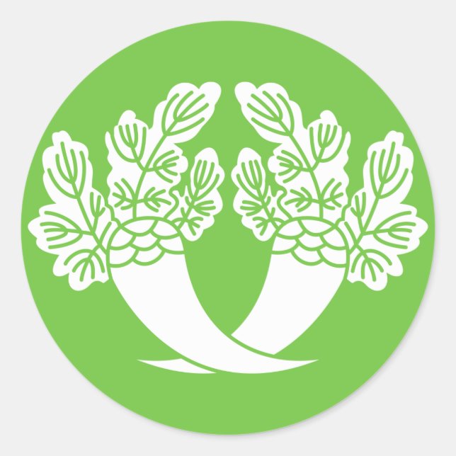 ADESIVO REDONDO 本庄大根 (Frente)