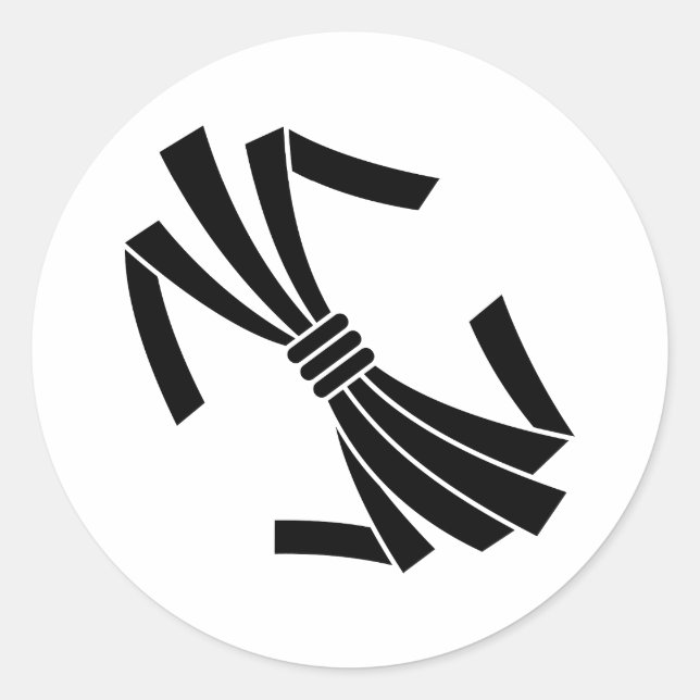 ADESIVO REDONDO 束ね熨斗 (Frente)