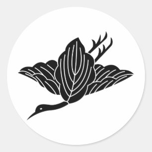 ADESIVO REDONDO 柏鶴