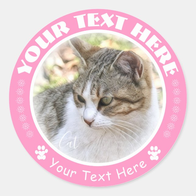 ADESIVO REDONDO 猫 ラ ウ ン ド . (Frente)