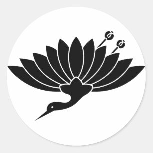 ADESIVO REDONDO 菊鶴