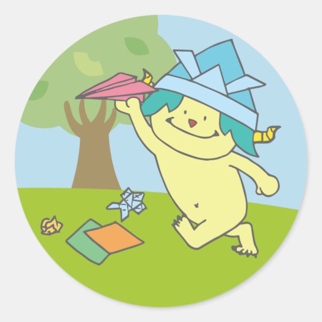 ADESIVO REDONDO ５月モンスターシール (Frente)