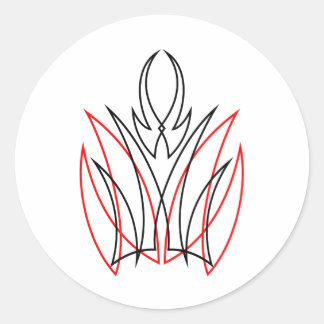 Adesivo Redondo 0001 Pinstripe