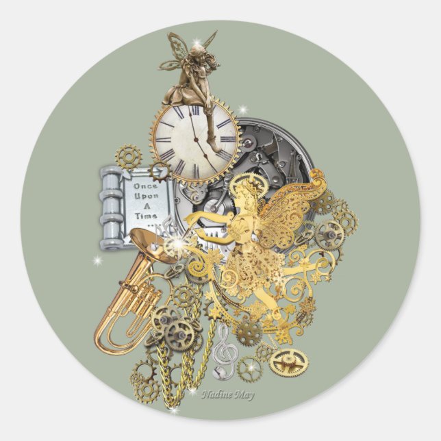 Adesivo Redondo 0 nce de cada vez (Frente)