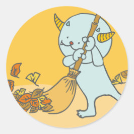 ADESIVO REDONDO 10月モンスターシール。