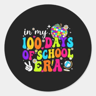 Adesivo Redondo 100º Dia Da Escola Nos Meus 100 Dias Da Era Escola