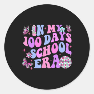 Adesivo Redondo 100. º Dia De Professores 100 Dias De