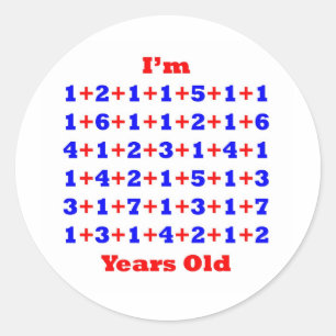 Adesivo Redondo 100 anos!