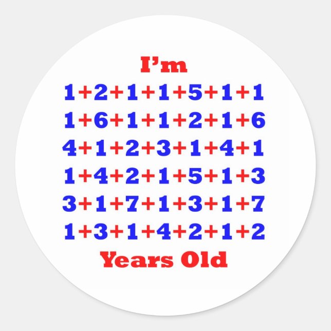 Adesivo Redondo 100 Anos! (Frente)