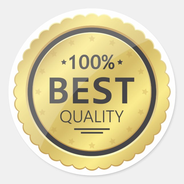 Adesivo Redondo 100% de melhor qualidade (Frente)