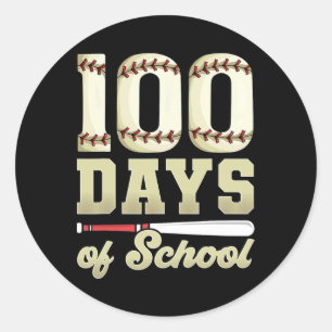 Adesivo Redondo 100 Dias De Bysebyll Escolar