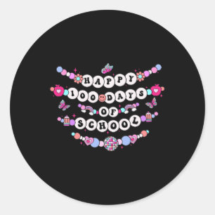 Adesivo Redondo 100 Dias De Candidatura A Professora De Bracelete 