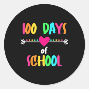 Adesivo Redondo 100 Dias De Escola 5