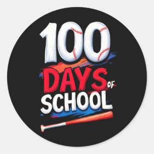 Adesivo Redondo 100 Dias De Vender Crianças Na Escola