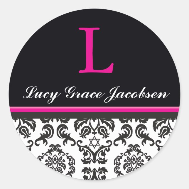 Adesivo Redondo 107 Jodene :: VELA DE MALHA: Damasco1 (Frente)