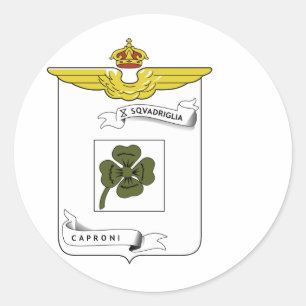 Adesivo Redondo 10a Squadriglia