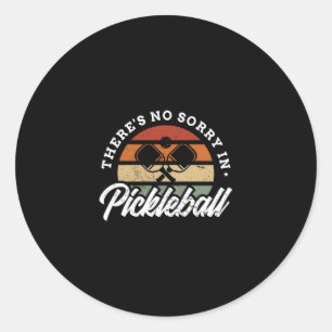 Adesivo Redondo 114.Não Há Desculpa No Pickleball