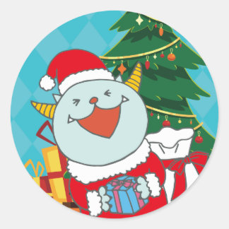 ADESIVO REDONDO 12月モンスターシール