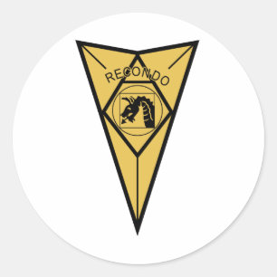 Adesivo Redondo 18.a insígnia de RECONDO aerotransportada