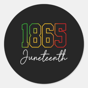 Adesivo Redondo 18 De Junho De 1865 Você Tem Esta Celebra Da Histó