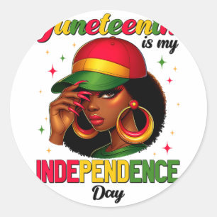 Adesivo Redondo 18 De Junho É O Meu Dia Da Independência Para As M