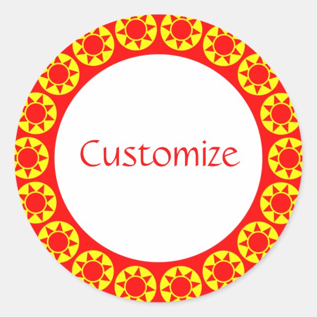 Adesivo Redondo 18 horas em Modelo de dia (Frente)