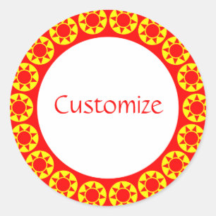 Adesivo Redondo 18 horas em Modelo de dia