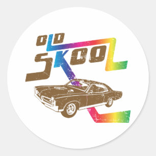 Adesivo Redondo 1967 Pontiac GTO