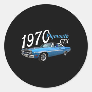 Adesivo Redondo 1970 70 Gtx 4º De Julho Americano